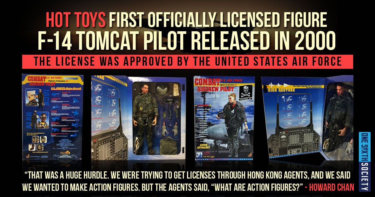 Hot Toys Founder Howard Chan First Ever Licensed Sixth Scale Figure - F-14 Tomcat Pilot