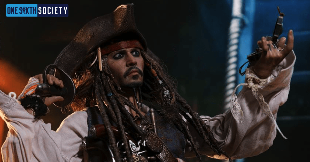 The Hot Toys DX15 Captain Jack Sparrow Figure Head Sculpt is Spot On!