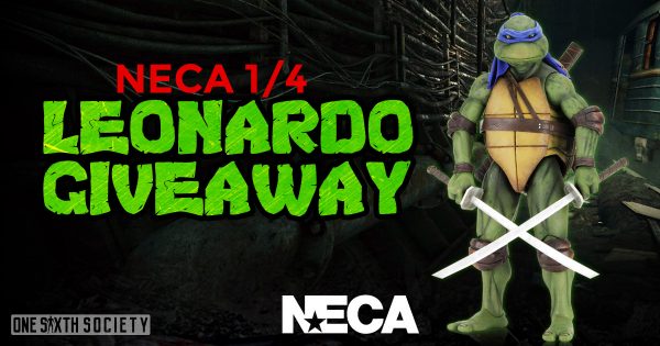 NECA 1/4 TMNT Leonardo Giveaway!
