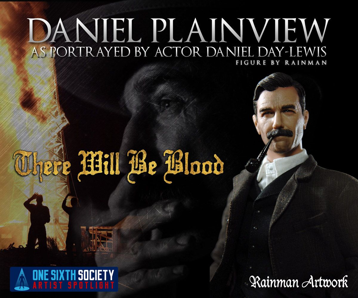 The Rainman There Will Be Blood Figure is a rare find for sixth scale custom collectors