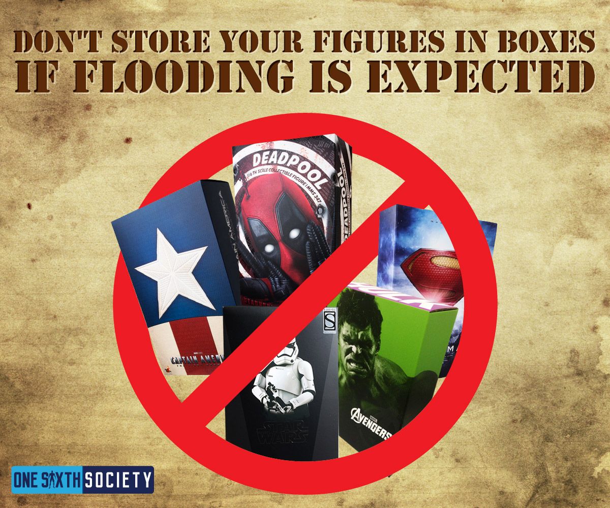 Don't Put Your Hot Toys Figures Into Boxes during Hurricanes