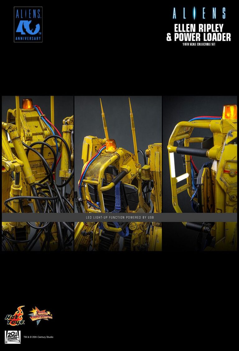 Power Loader warning beacon and cockpit lighting details.