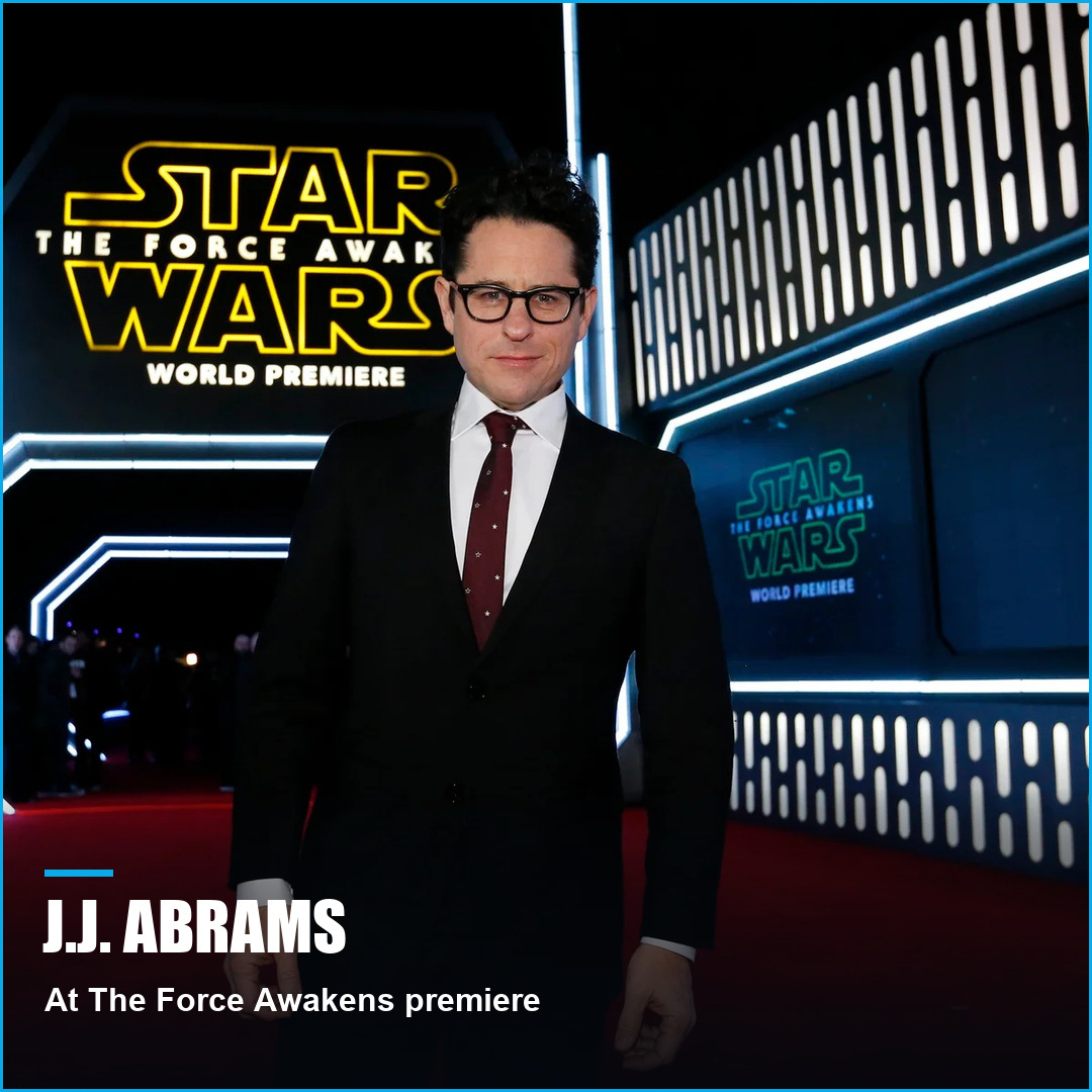 J.J. Abrams at the Star Wars The Force Awakens world premiere